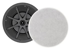 Sonance - VPXT8R SINGLE SPEAKER - Visual Performance Extreme 8" 2-Way Outdoor In-Ceiling Speaker  (Each) - Paintable White - Front_Zoom