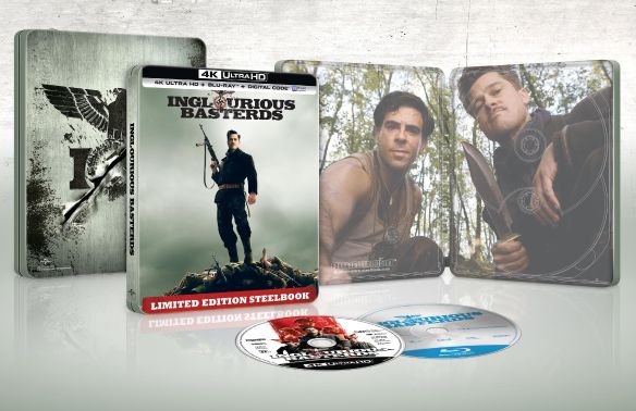 Inglourious Basterds [SteelBook] [Digital Copy] [4K Ultra HD Blu-ray/Blu-ray] [Only @ Best Buy] [2009]