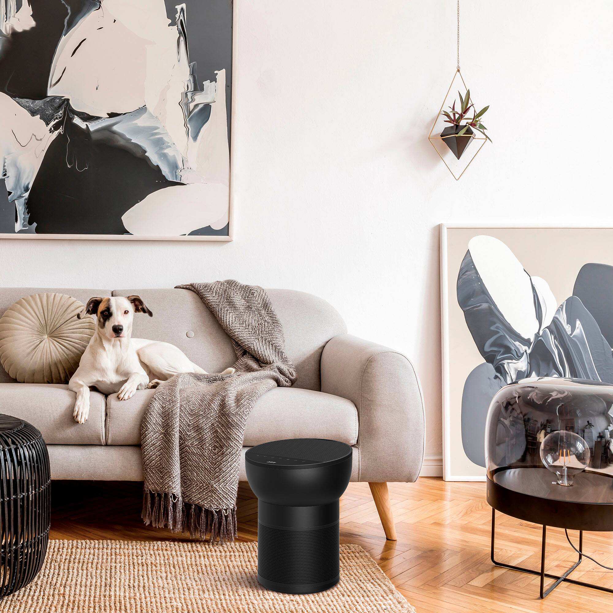 Alt View 13. TCL - Breeva A2 182 Sq. Ft. Smart True HEPA Air Purifier - Black.