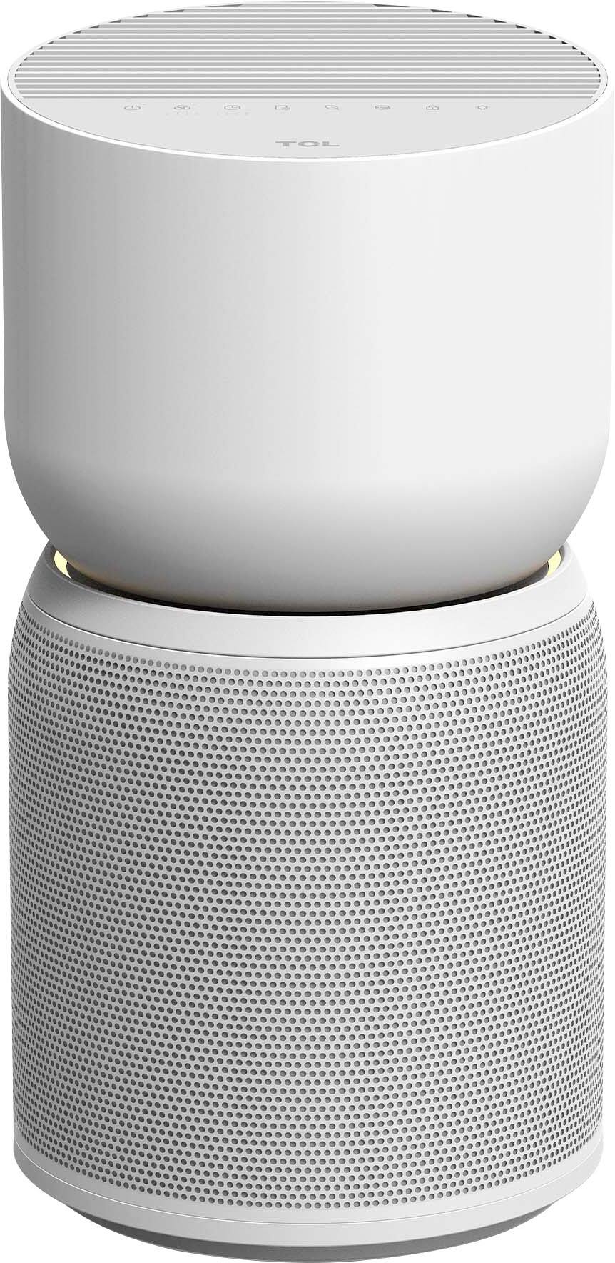 Front. TCL - Breeva A3 246 Sq. Ft. Smart True HEPA Air Purifier - White.