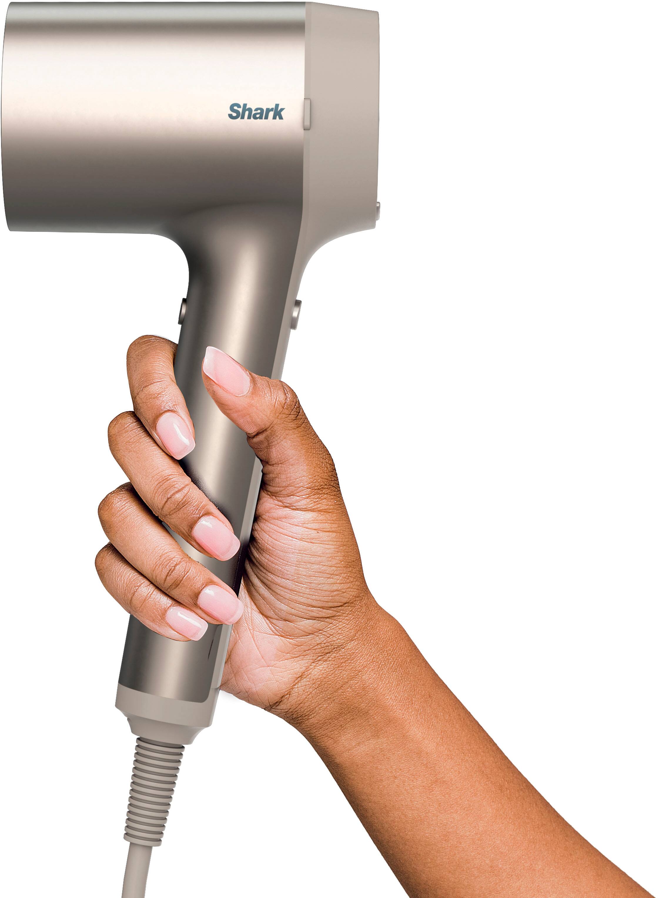 Alt View 11. Shark - HyperAir Hair Blow Dryer with IQ 2-in-1 Concentrator & Styling Brush Attachments - Stone.