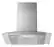 Alt View 11. Whirlpool - 30" Curved Glass Wall Mount Range Hood - Stainless steel.