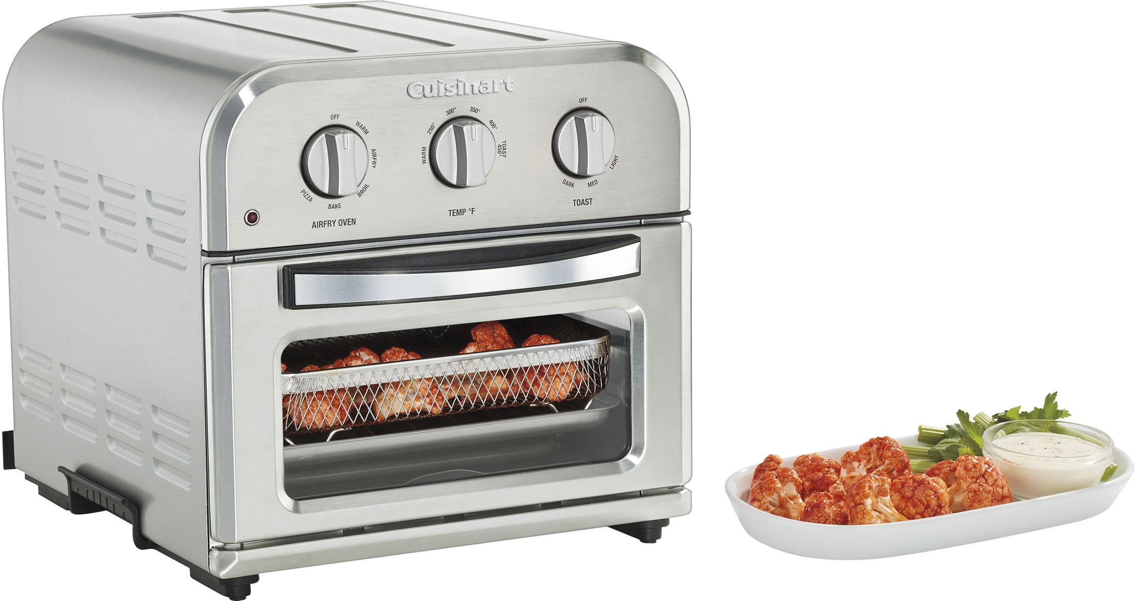 💥Gourmia Digital Stainless Steel Toaster Oven Air Fryer - Stainless Stee