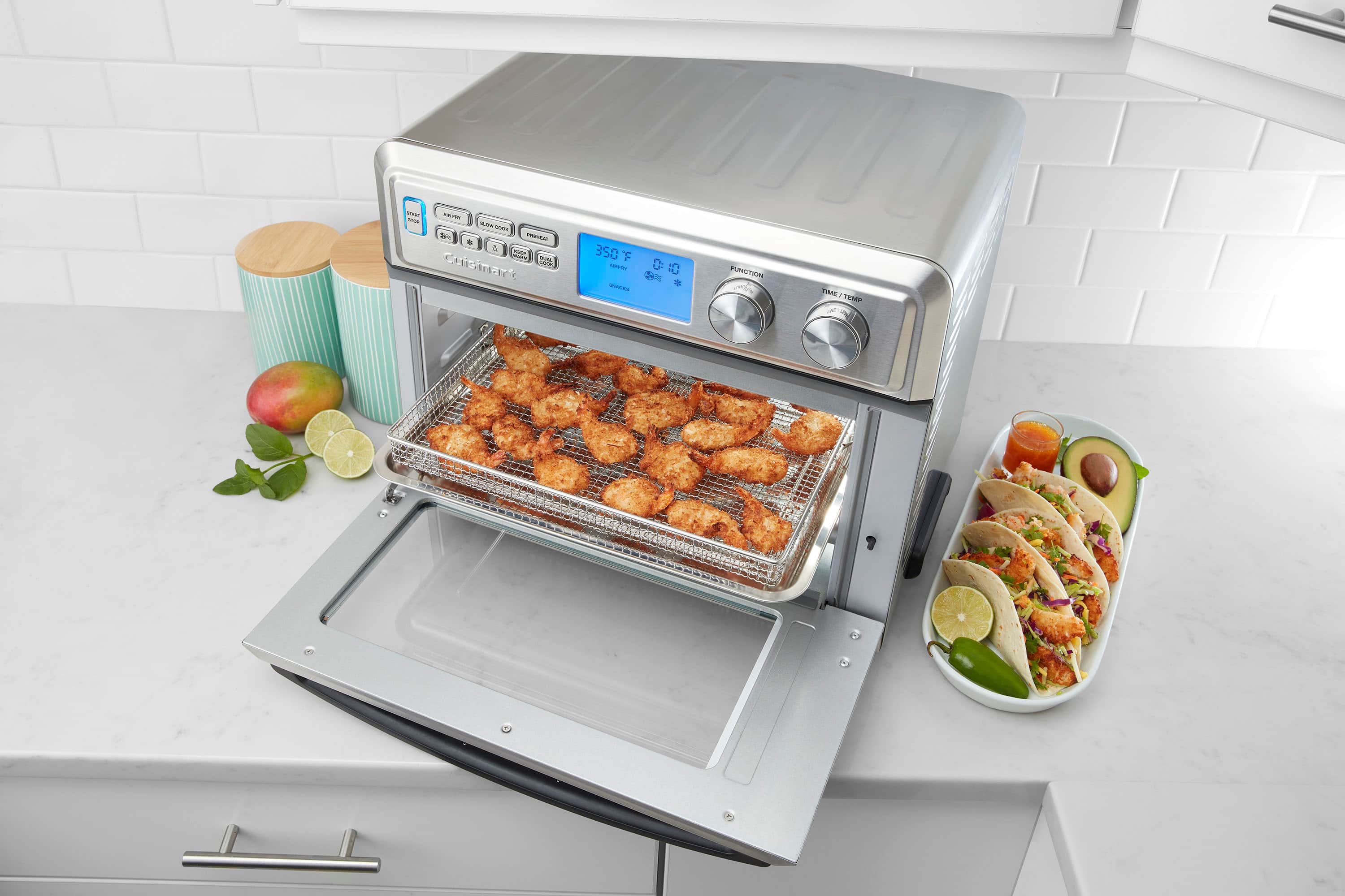 Alt View 20. Cuisinart - Large Air Fryer Toaster Oven - Stainless Steel.
