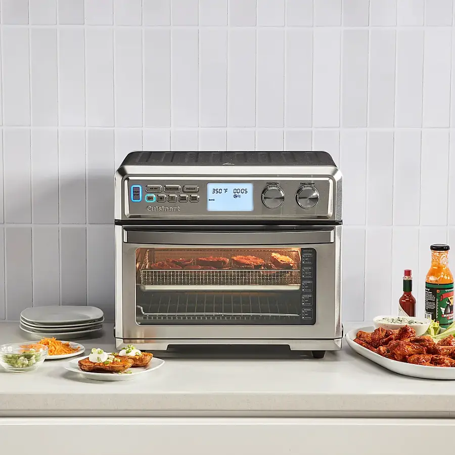Alt View 21. Cuisinart - Large Air Fryer Toaster Oven - Stainless Steel.