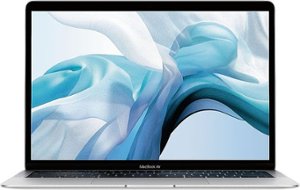 Apple - Preowned - MacBook Air 13.3" Laptop Touch ID - Intel Core i5 - 8GB Memory - 256GB SSD (2019) - Silver - Front_Zoom
