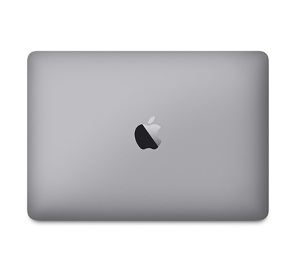 Angle View: Apple - MacBook 12" 512GB Intel Core M Dual-Core Laptop (MJY42LL/A) Early 2015 - Pre-Owned - Space Gray