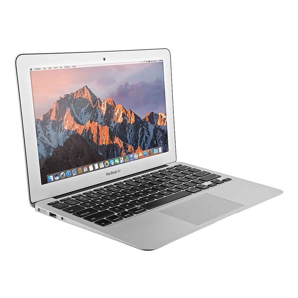 Angle View: MacBook Air 13.6" Laptop - Apple M2 chip - 8GB Memory - 256GB SSD - Silver