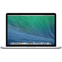 Apple - MacBook Pro 15.4" Intel Core i7,  8GB RAM - 256GB SSD (ME293LL/A) Late 2013 - Pre-Owned - Silver - Front_Zoom
