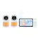 Front. VTech - 2 Camera 5” Smart Wi-Fi 1080p Video Monitor - White.