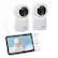 Alt View 11. VTech - 2 Camera 5” Smart Wi-Fi 1080p Video Monitor - White.