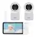 Alt View 12. VTech - 2 Camera 5” Smart Wi-Fi 1080p Video Monitor - White.