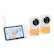 Left. VTech - 2 Camera 5” Smart Wi-Fi 1080p Video Monitor - White.