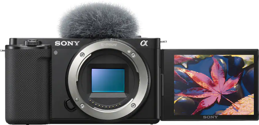 Sony ZV-E10 Mirrorless Camera Bundle (Renewed) - Perfect For Vlogging With 64GB Card, Bag & Accessories