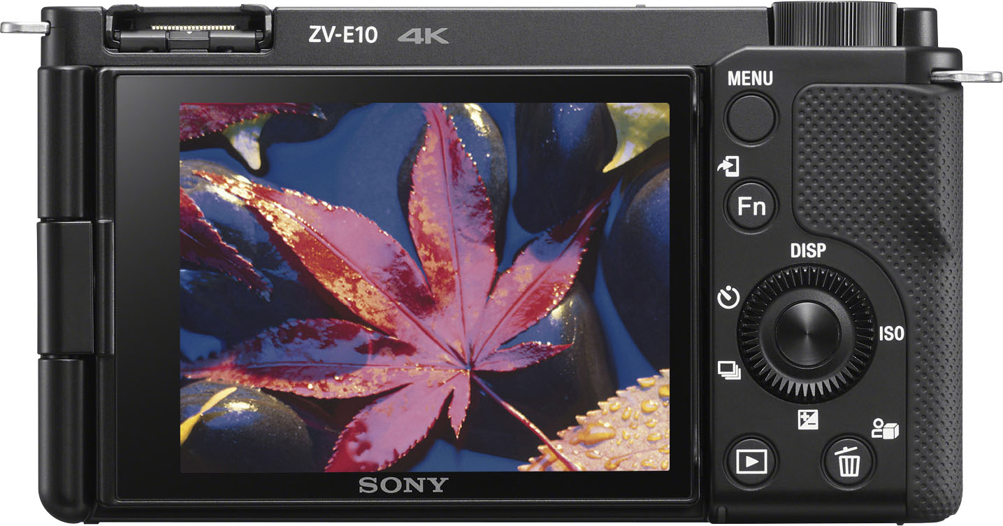 Sony Alpha ZV-E10 Mirrorless Vlog Camera Body Only Black ILCZVE10/B - Best  Buy