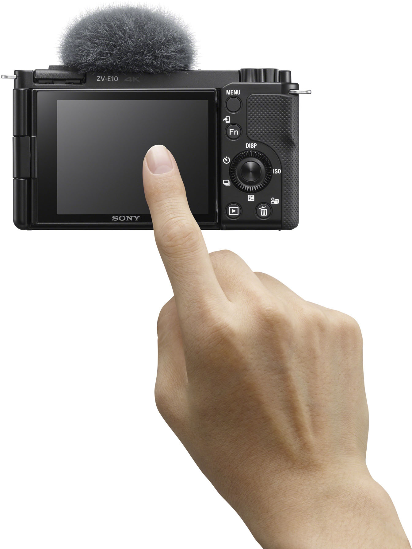 Sony Alpha ZV-E10 Mirrorless Vlog Camera Body Only Black ILCZVE10