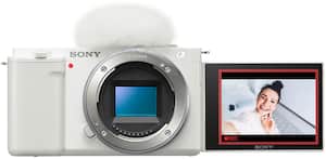 Sony Alpha ZV E10 Mirrorless Vlog Camera Body Only White ILCZVE10 Sony Alpha ZV E10 Mirrorless Vlog Camera Body Only White ILCZVE10
