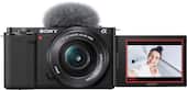 Sony - Alpha ZV-E10 Kit Mirrorless Vlog Camera with 16-50mm Lens - Black