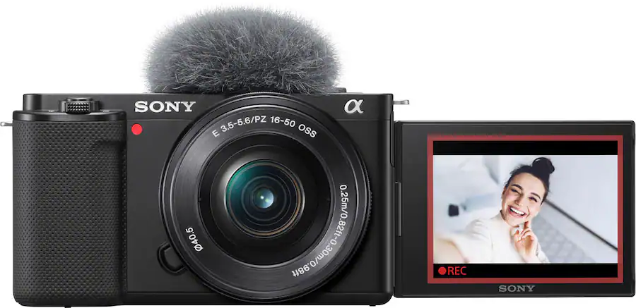 Sony Alpha ZV E10 Kit Mirrorless Vlog Camera with 16 50mm Lens