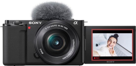 Sony Alpha ZV-E10 Mirrorless Vlog Camera with 16-50mm Lens