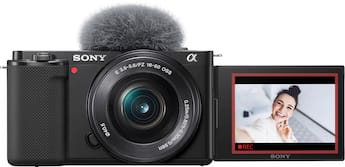 Sony Alpha ZV E10 Kit Mirrorless Vlog Camera with 16 50mm Lens Sony Alpha ZV E10 Kit Mirrorless Vlog Camera with 16 50mm Lens