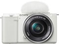 Alt View Zoom 1. Sony - Alpha ZV-E10 Kit Mirrorless Vlog Camera with 16-50mm Lens - White.