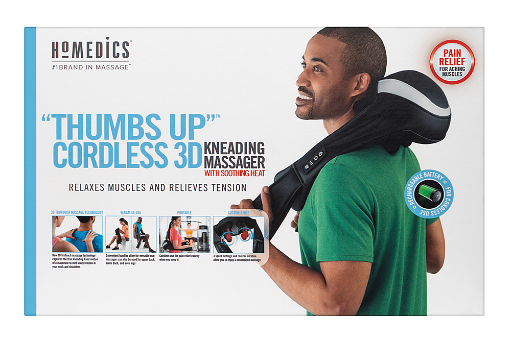 IHOME Shiatsu Massage Pro Cordless Neck & Shoulder Massager -  Personalization Available