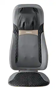 Sharper Image Massager Seat Topper 4 Node Shiatsu with Heat and Vibration Gray 1014450 - Best Buy Sharper Image Massager Seat Topper 4 Node Shiatsu with Heat and Vibration Gray 1014450 - Best Buy