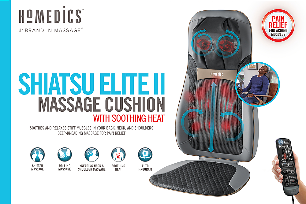 Homedics shiatsu cushion massager. 5e - Lil Dusty Online Auctions - All  Estate Services, LLC