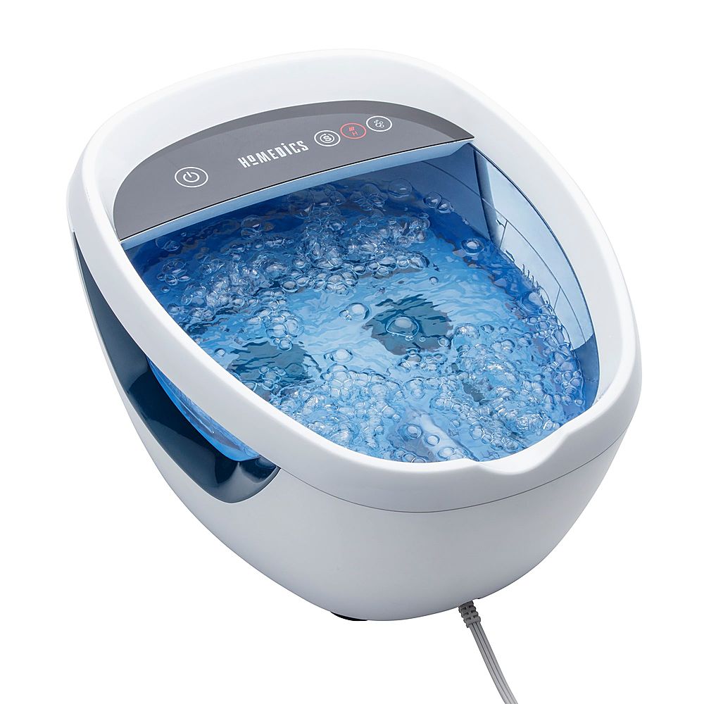 Angle View: HoMedics - Shiatsu Footbath with Heat Boost - White