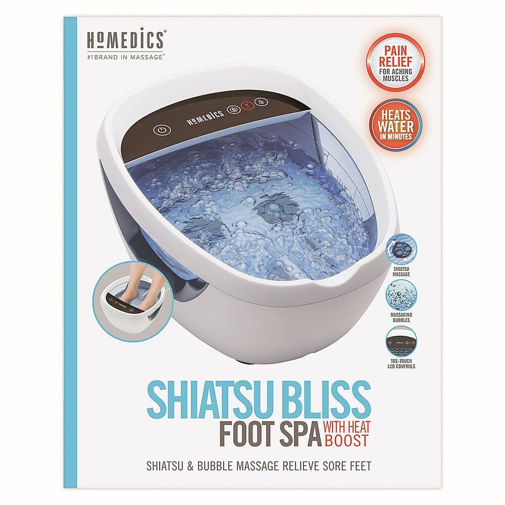 Alt View 20. Homedics - Shiatsu Footbath with Heat Boost - White.