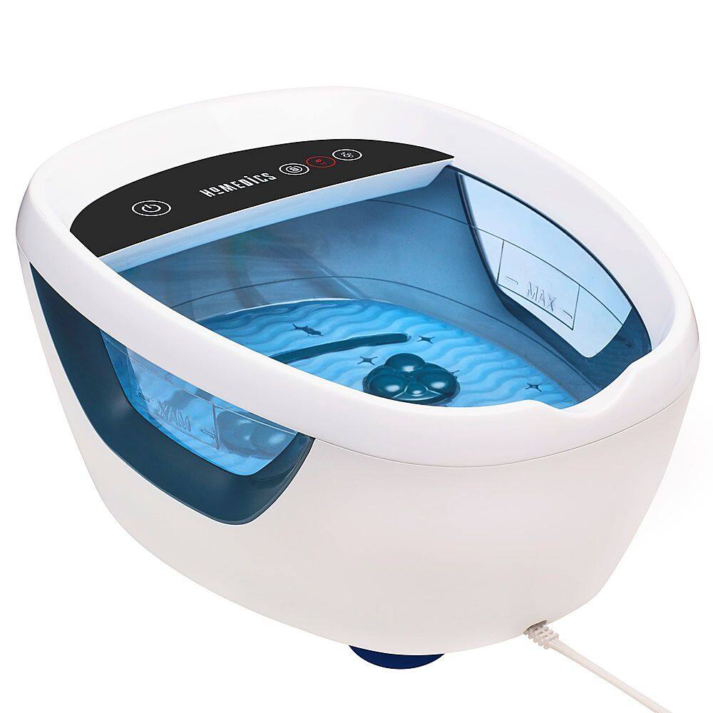 Left. Homedics - Shiatsu Footbath with Heat Boost - White.