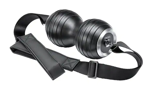 Angle. Homedics - Double-Barrel Total Body Massager - Black.