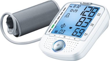 Beurer - Talking Upper Arm Blood Pressure Monitor - White - Angle_Zoom