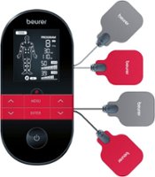 Beurer - Digital TENS +EMS Device w/ Heat - Black - Front_Zoom