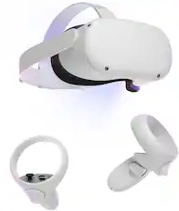 Front. Meta - Quest 2 Advanced All-In-One Virtual Reality Headset - 256GB - Gray.