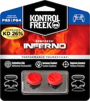 KontrolFreek - FPS Freek Inferno 4 Prong Performance Thumbsticks for PS5 and PS4 - Red - Front_Zoom