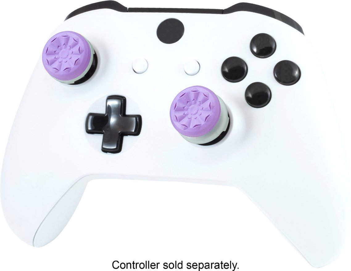 Zoom in on Alt View Zoom 11. KontrolFreek - FPS Freek Galaxy 4 Prong Performance Thumbsticks for Xbox One and Xbox Series X|S - Purple.