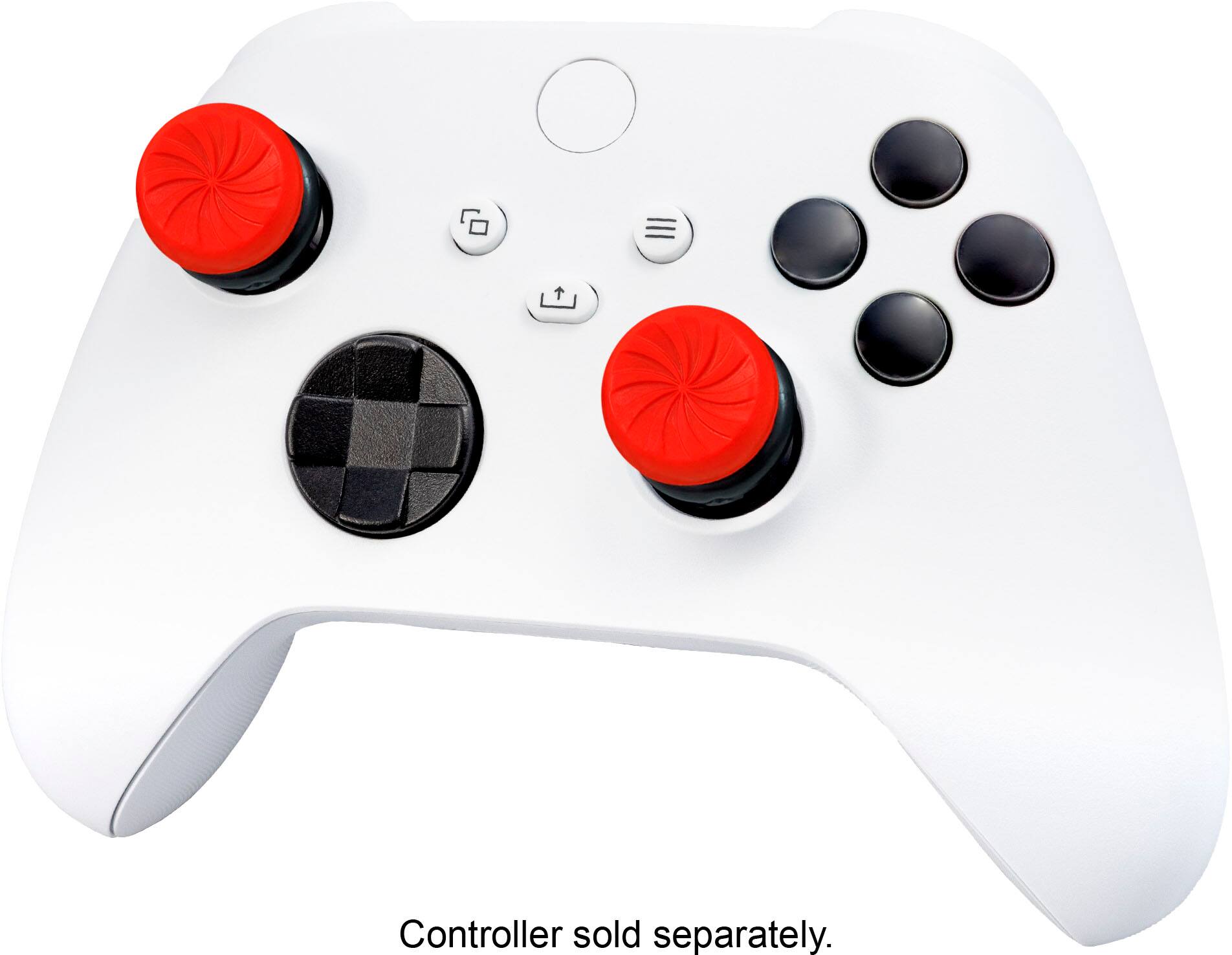 Angle. KontrolFreek - FPS Freek Inferno 4 Prong Performance Thumbsticks for Xbox One and Xbox S - Red.