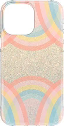 Front. Incipio - Design Series Case for iPhone 12 Pro Max and iPhone 13 Pro Max - Rainbow.