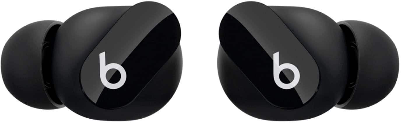 Alt View 11. Beats - Geek Squad Certified Refurbished Beats Studio Buds True Wireless Noise Cancelling Earbuds - Black.