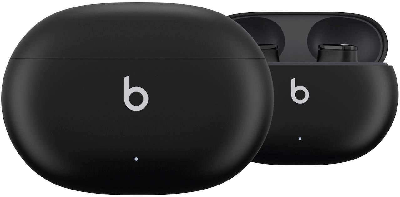 Alt View 15. Beats - Geek Squad Certified Refurbished Beats Studio Buds True Wireless Noise Cancelling Earbuds - Black.