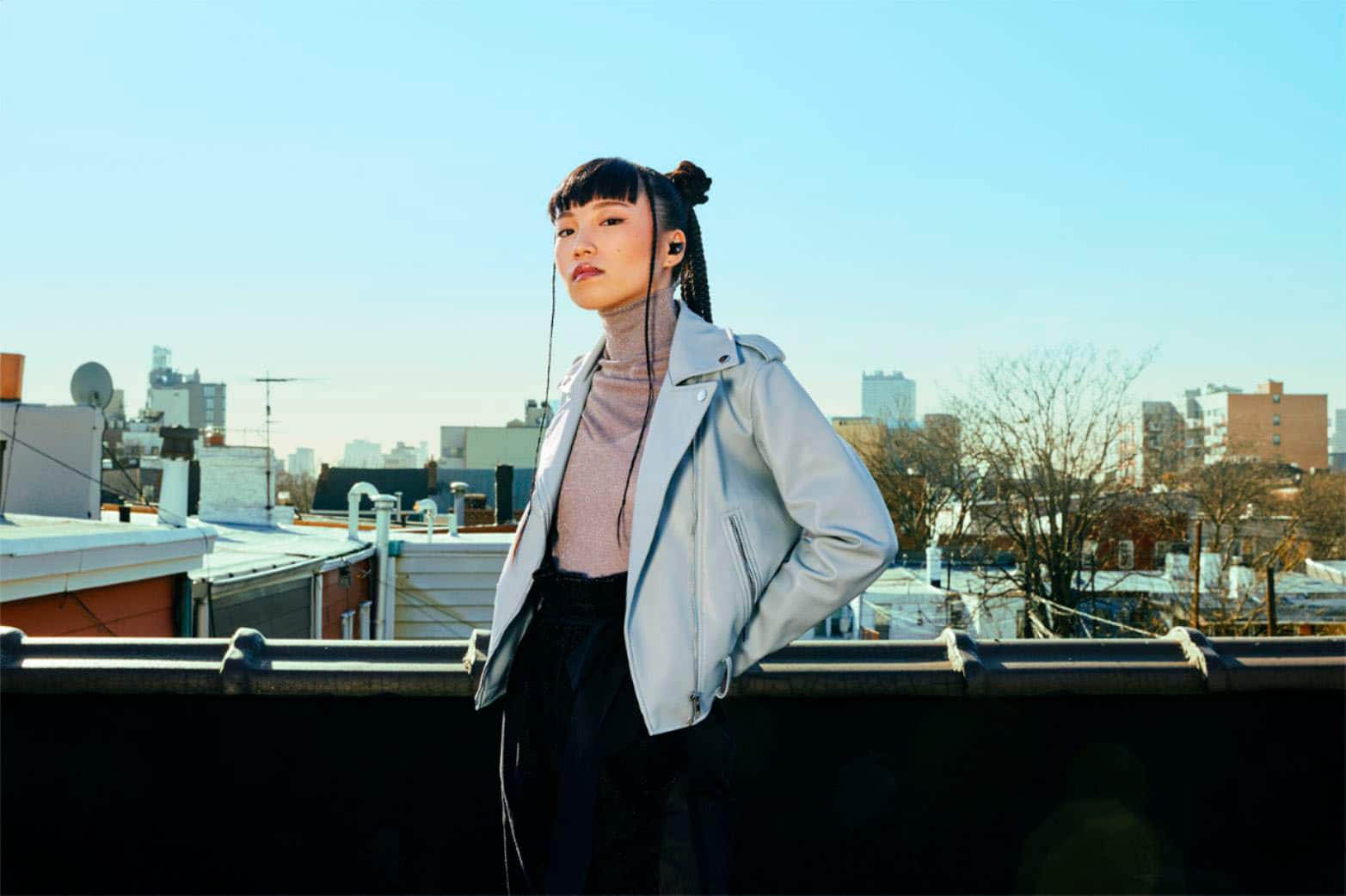 Alt View 19. Beats - Geek Squad Certified Refurbished Beats Studio Buds True Wireless Noise Cancelling Earbuds - Black.