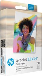 HP - Sprocket 2.3x3.4" Zink Photo Paper (50 Sheets) - Front_Zoom