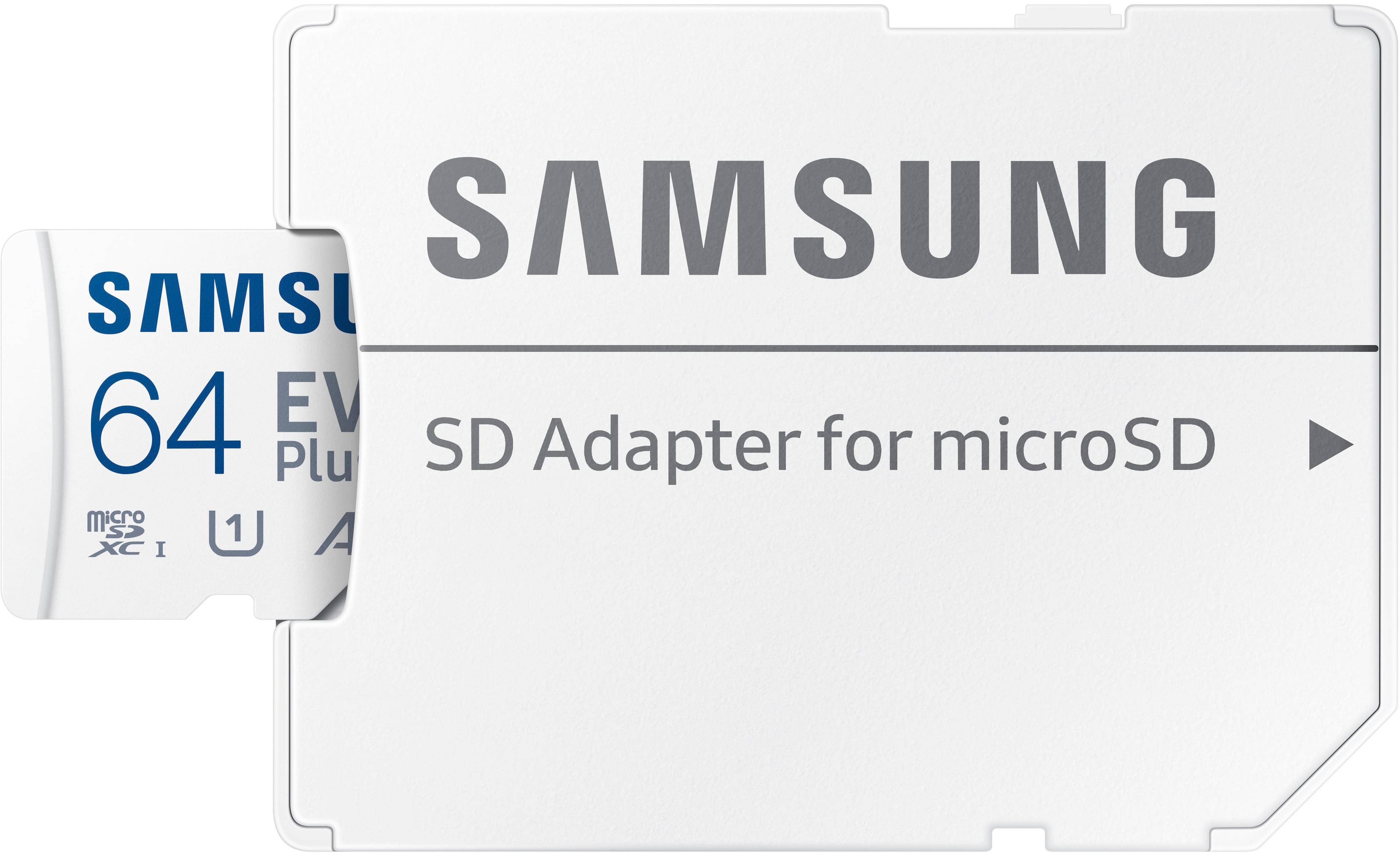 Alt View 14. Samsung - EVO Plus 64GB microSDXC UHS-I Memory Card with Adapter - White.