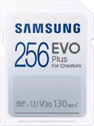 Samsung - EVO Plus 256GB SDHC Full Size Memory Card - Front_Zoom