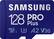 Front. Samsung - PRO Plus 128GB microSDXC UHS-I Memory Card With Adapter - Blue.