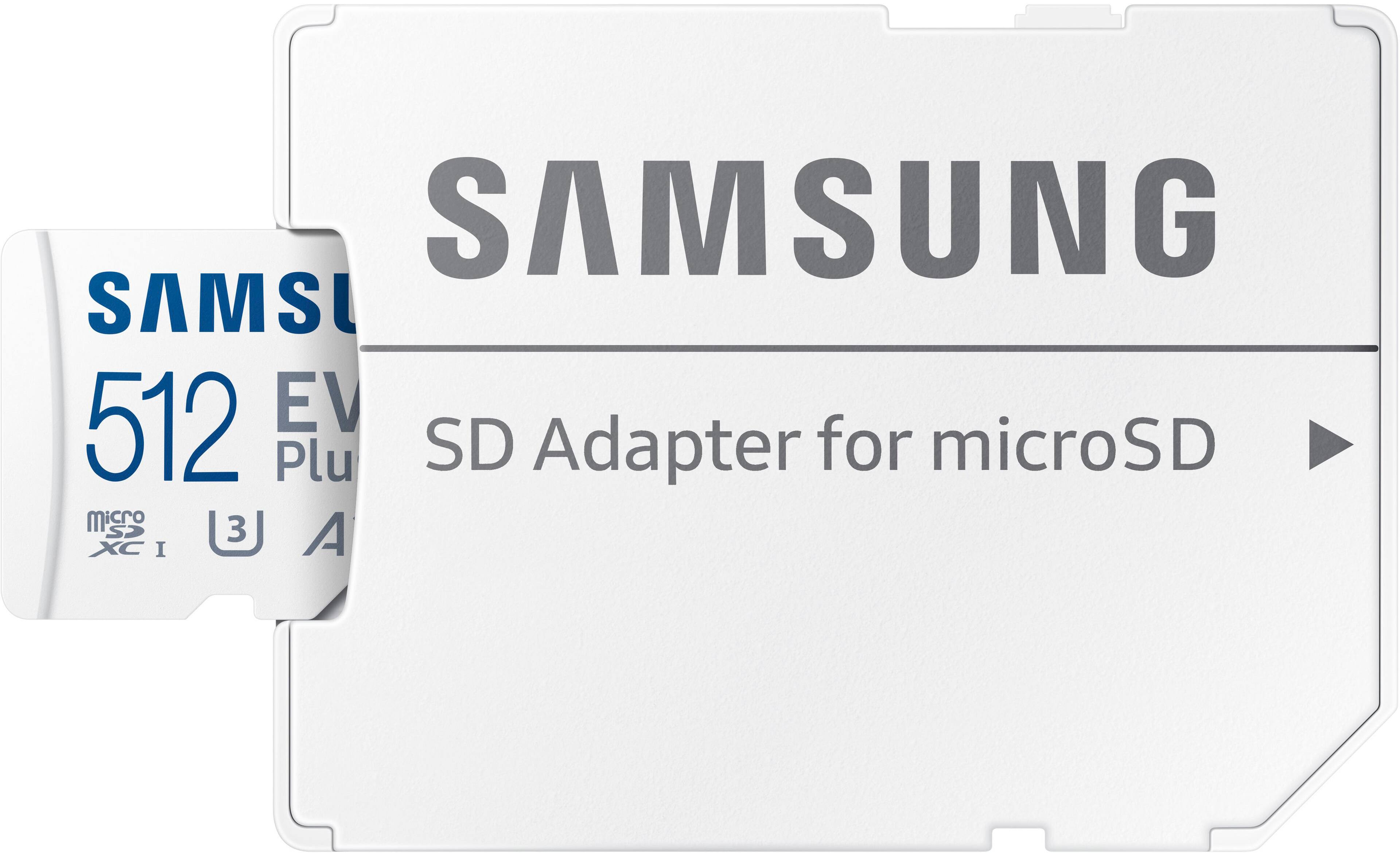 Alt View 14. Samsung - EVO Plus 512GB microSDXC UHS-I Memory Card with Adapter - White.