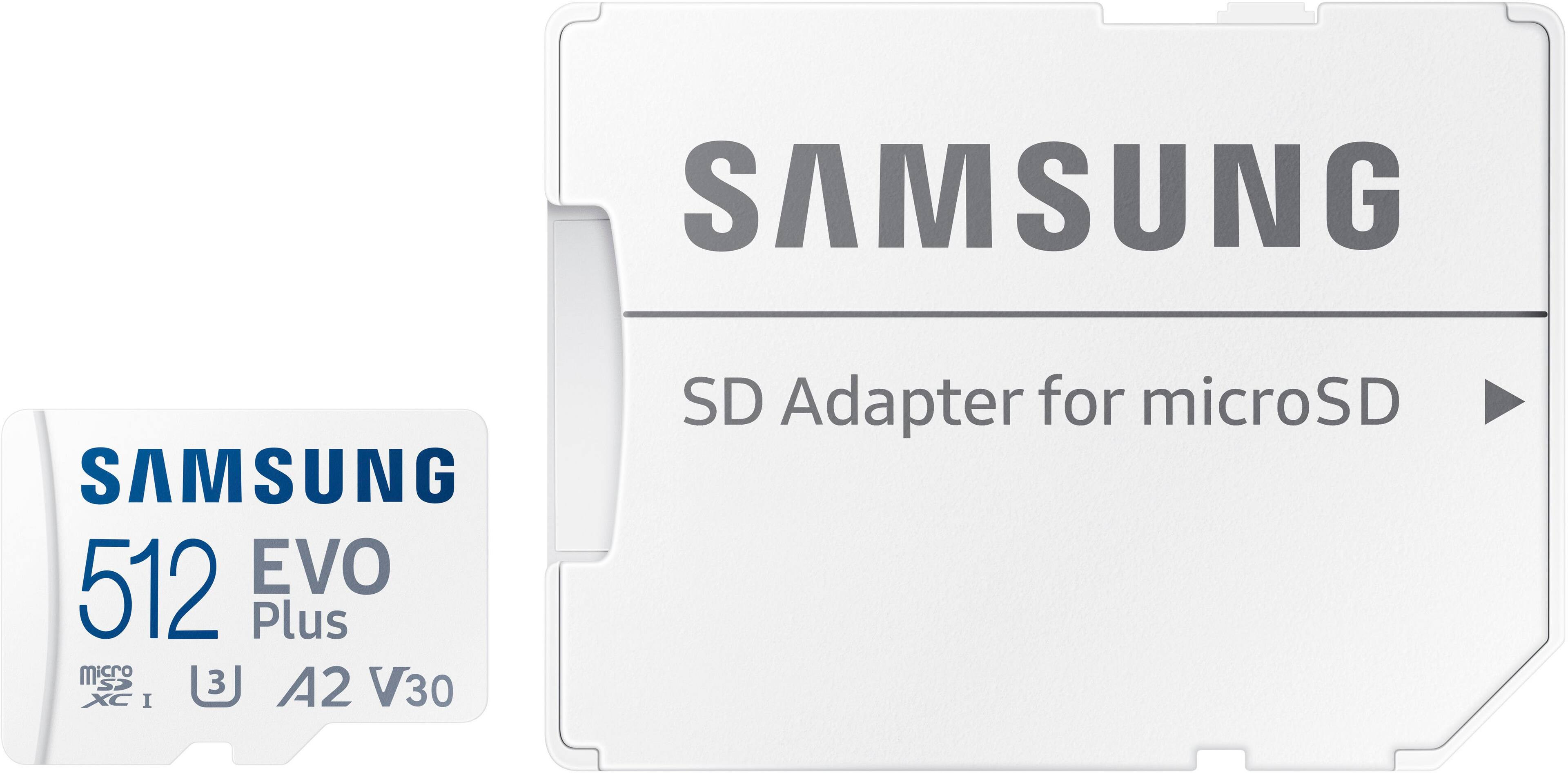 Alt View 15. Samsung - EVO Plus 512GB microSDXC UHS-I Memory Card with Adapter - White.