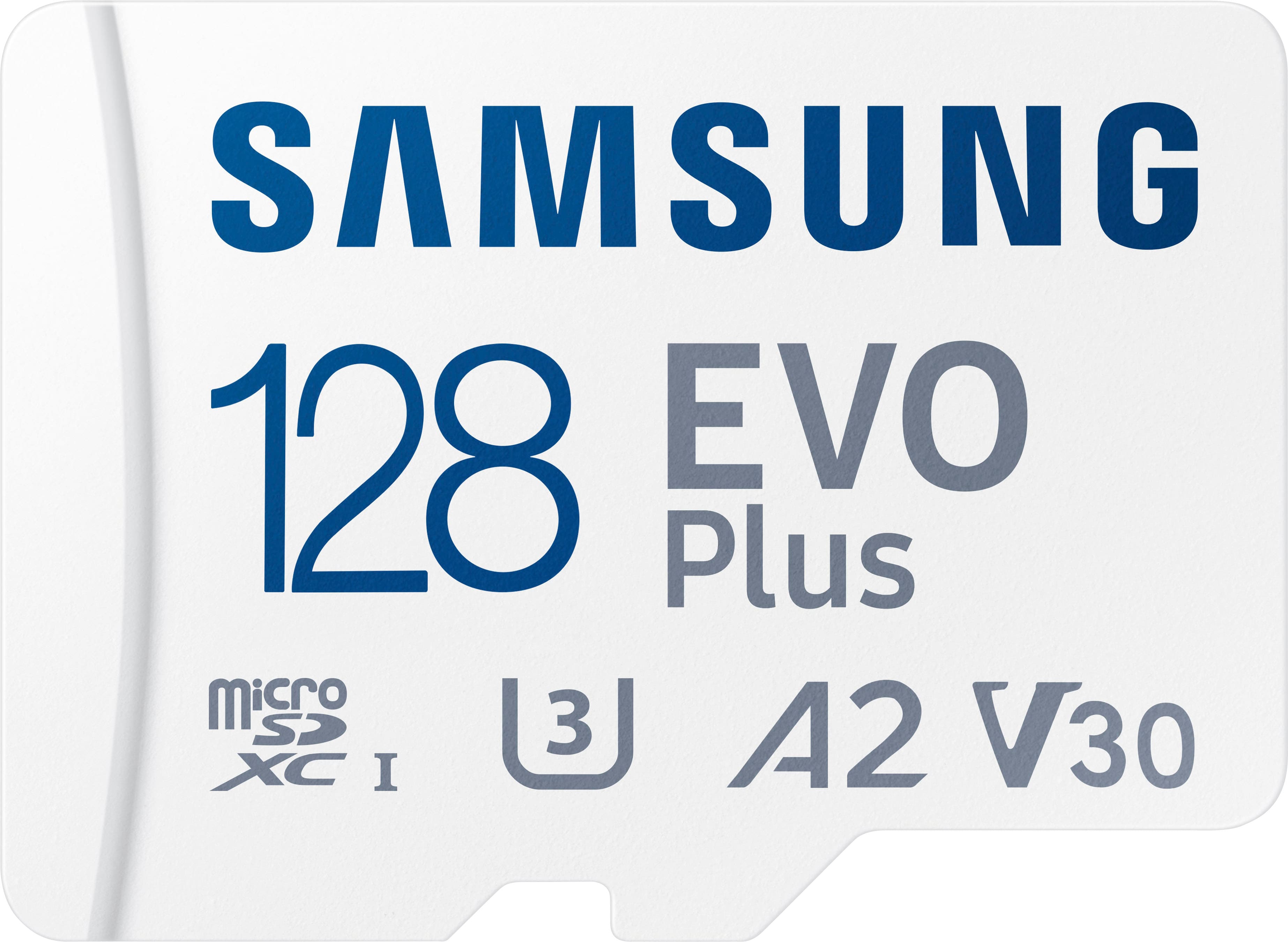 Samsung - EVO Plus 128GB microSDXC UHS-I Memory Card with Adapter - Front_Zoom